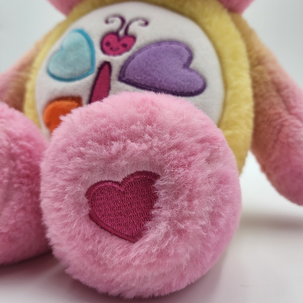 Care Bears Calming Heart Bear Plush 14" Butterfly Belly Stuffed Animal Basic Fun - Picture 6 of 10